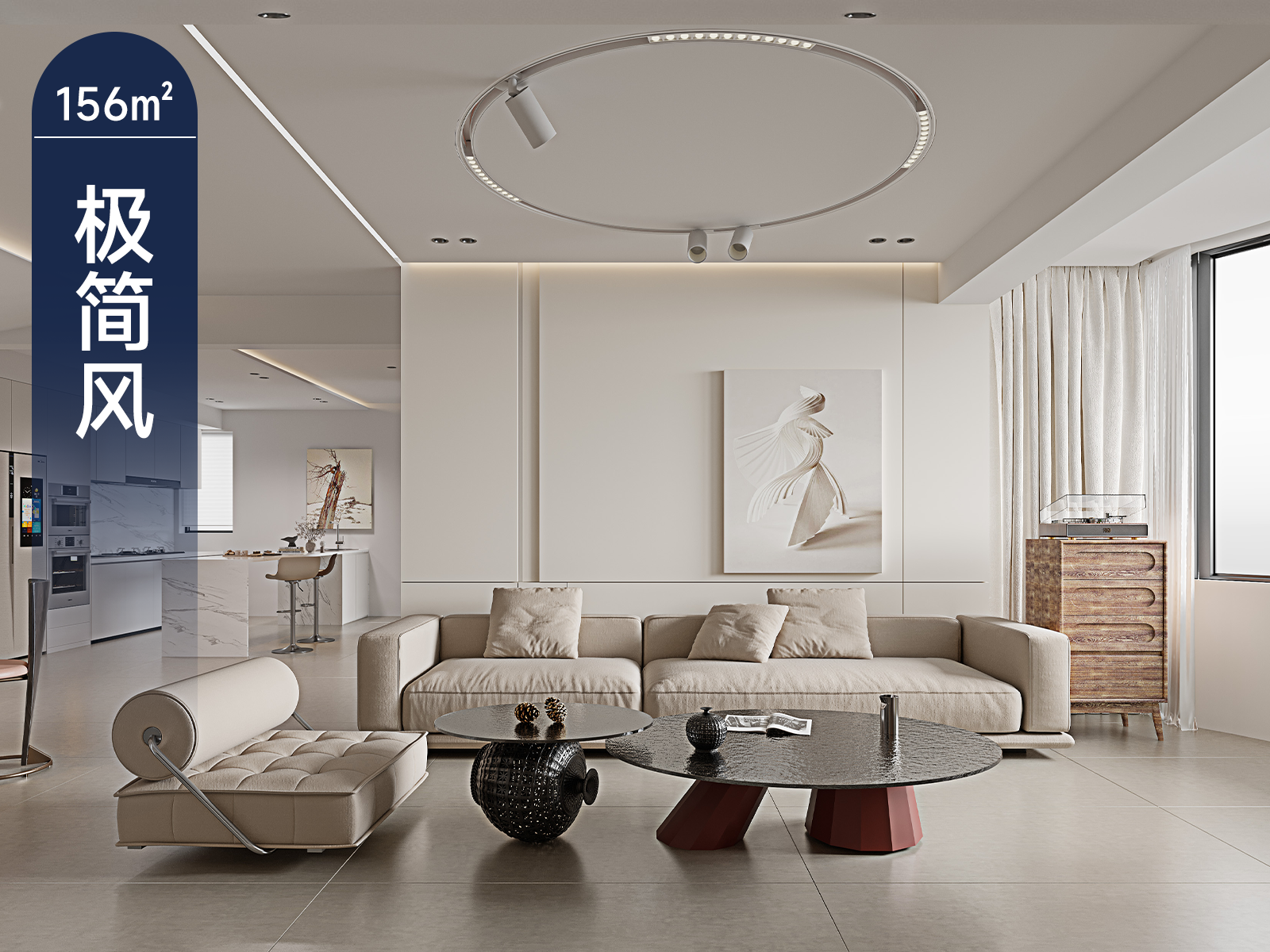 原创案例 |打造心灵的栖息之所 极简风