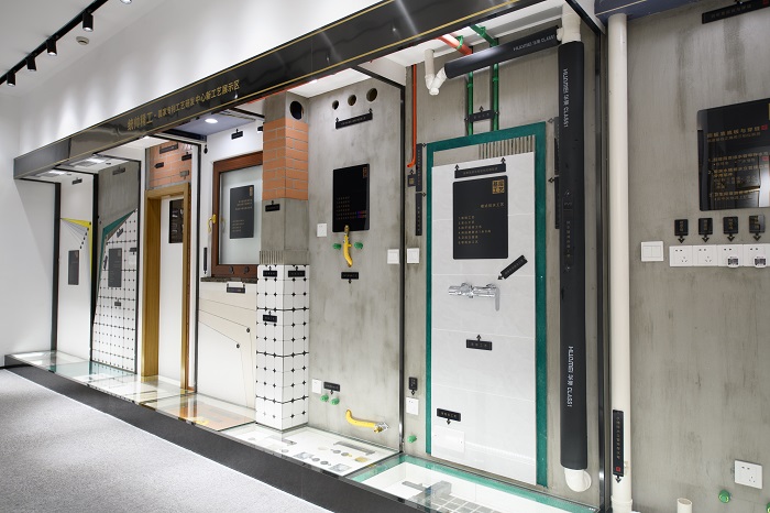 统帅装饰浦东旗舰体验中心工艺展厅